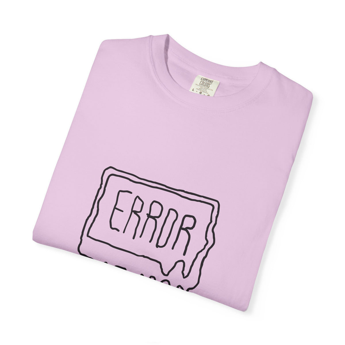 Error Drip T-Shirt — Minimal Meltdown Graphic Tee