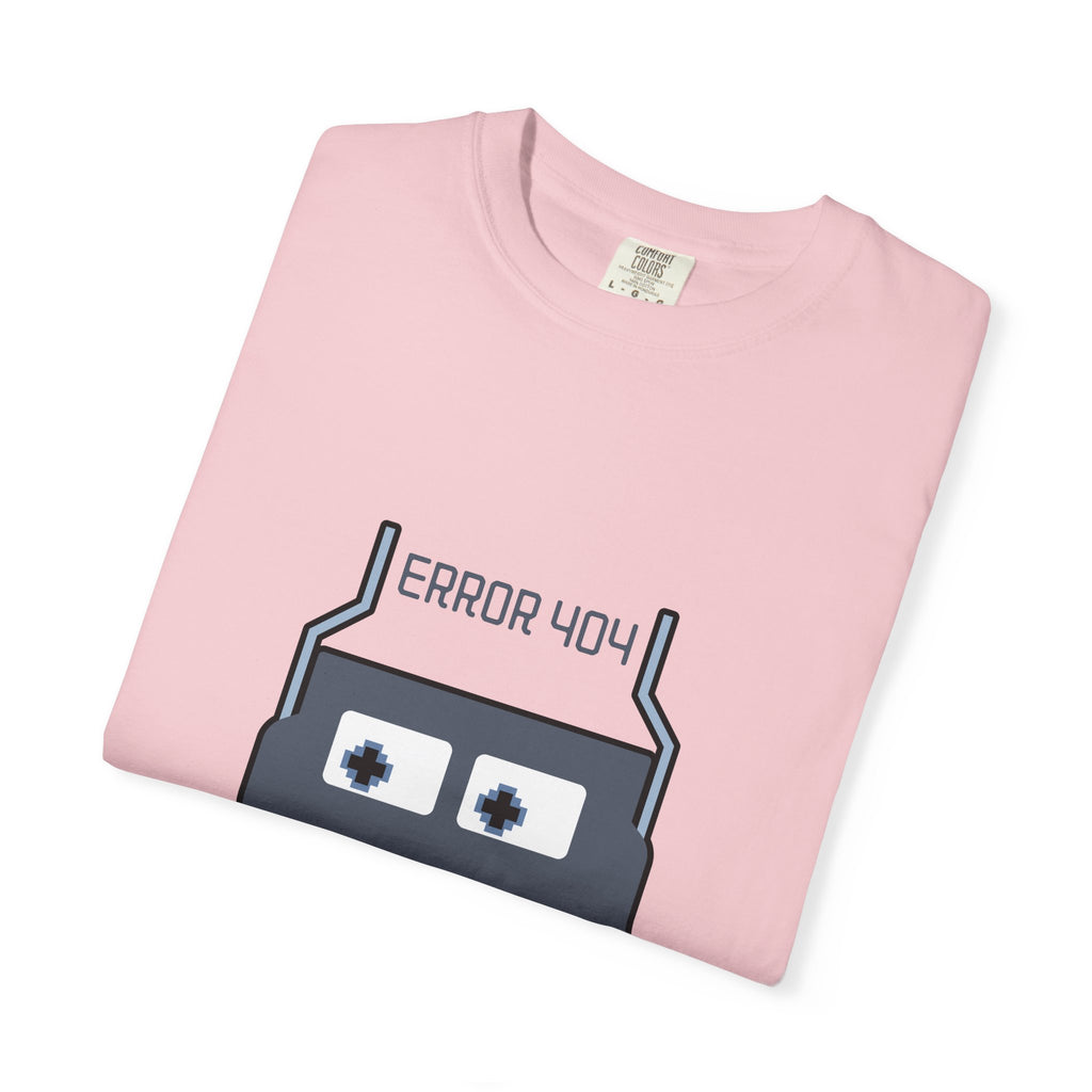 Error 404 Robot T-Shirt — Retro Tech Graphic Tee