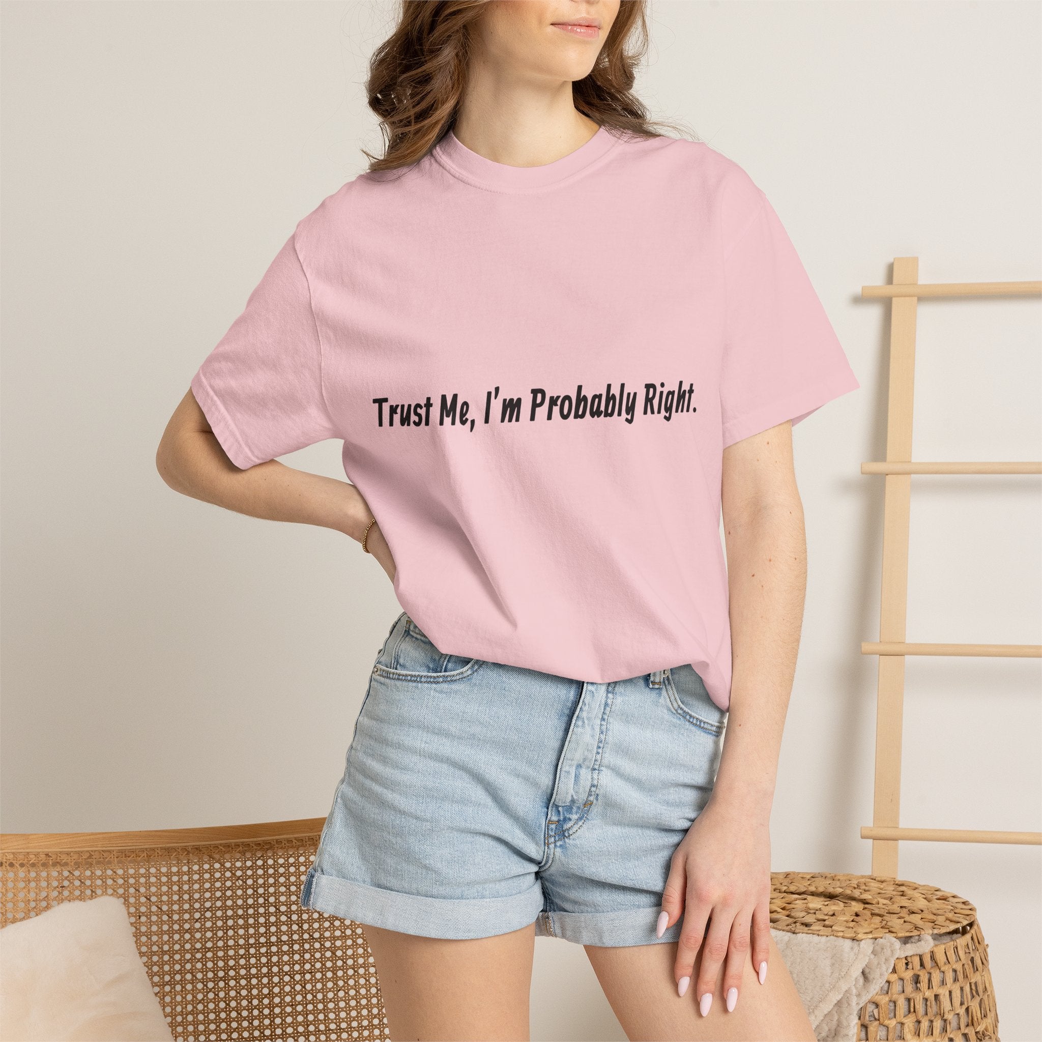 Trust Me I'm Probably Right T-Shirt — Funny Sarcastic Graphic Tee
