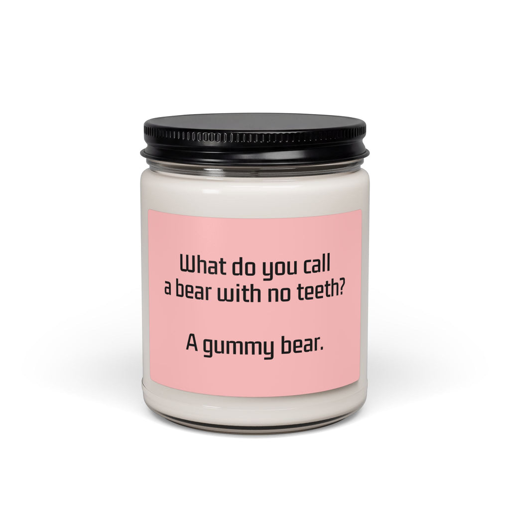Gummy Bear Joke Soy Candle — 9oz Scented Jar Gift