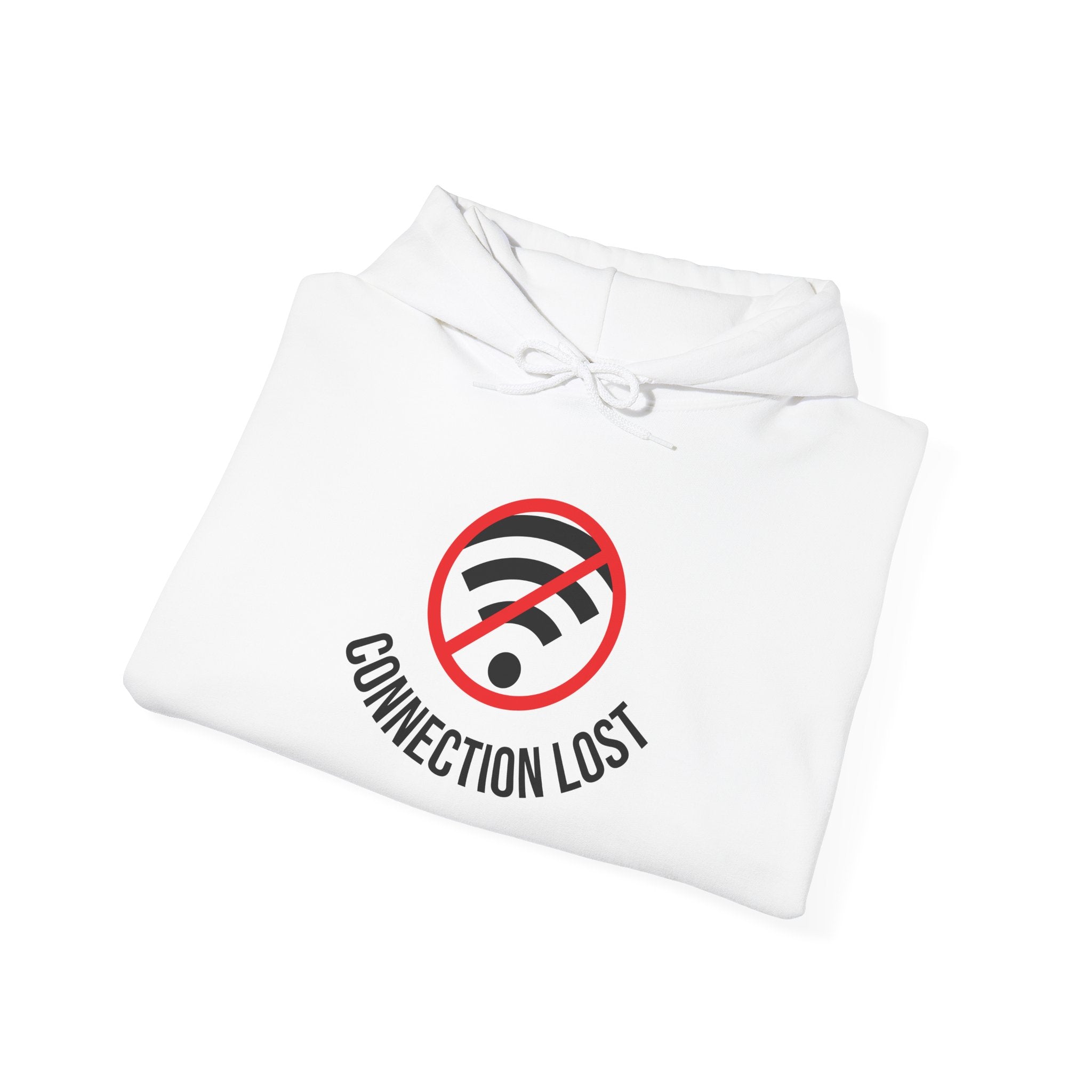 Connection Lost Hoodie — Funny No WiFi Graphic Sweatshirt