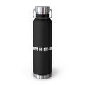 Hydrate or Die-drate 22oz Copper Vacuum Bottle — Insulated Stainless Steel Water Bottle