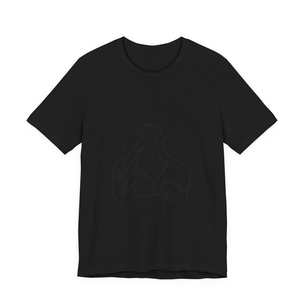 Line Art Pelican Tee — Minimalist Bird Illustration T-Shirt