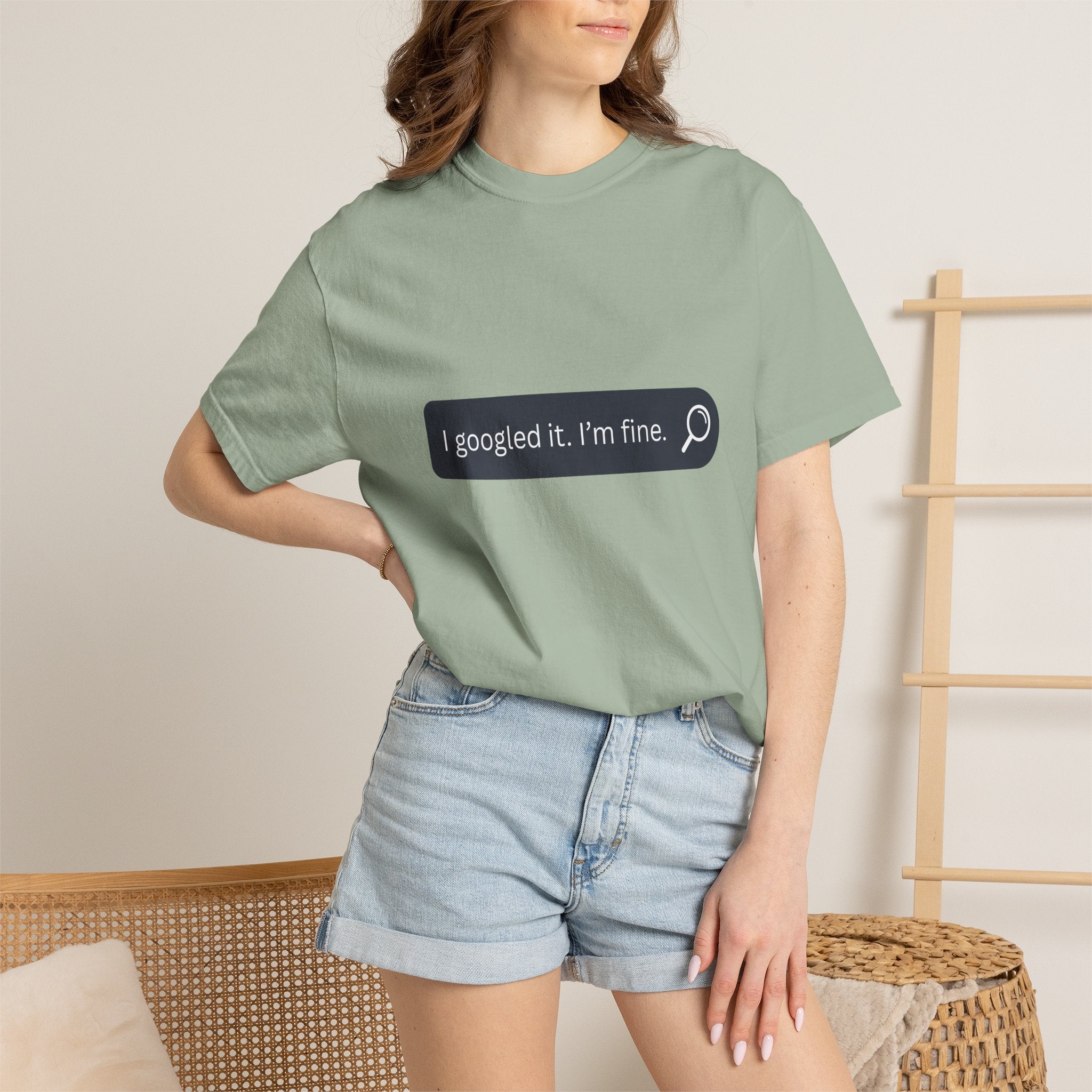 Search Bar Graphic T-Shirt — "I googled it. I'm fine."