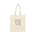 Canvas Tote Bag — "ERROR" Dripping Graphic Eco Shopper