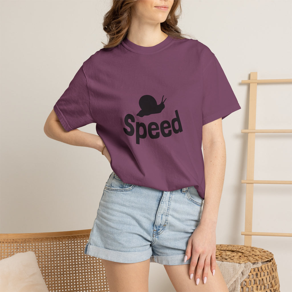 Speed Snail T-Shirt — Funny Slowpoke Graphic Tee