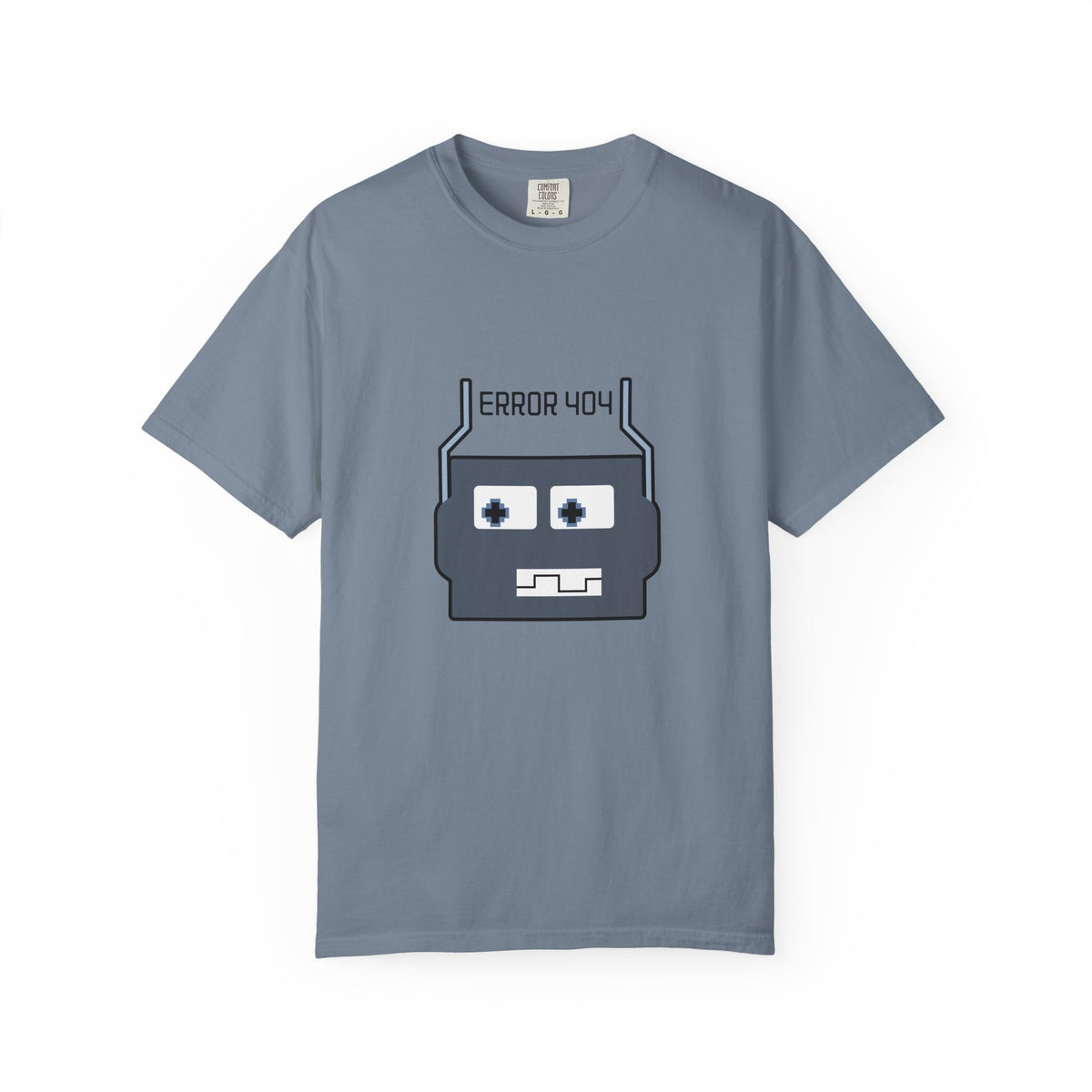 Error 404 Robot T-Shirt — Retro Tech Graphic Tee