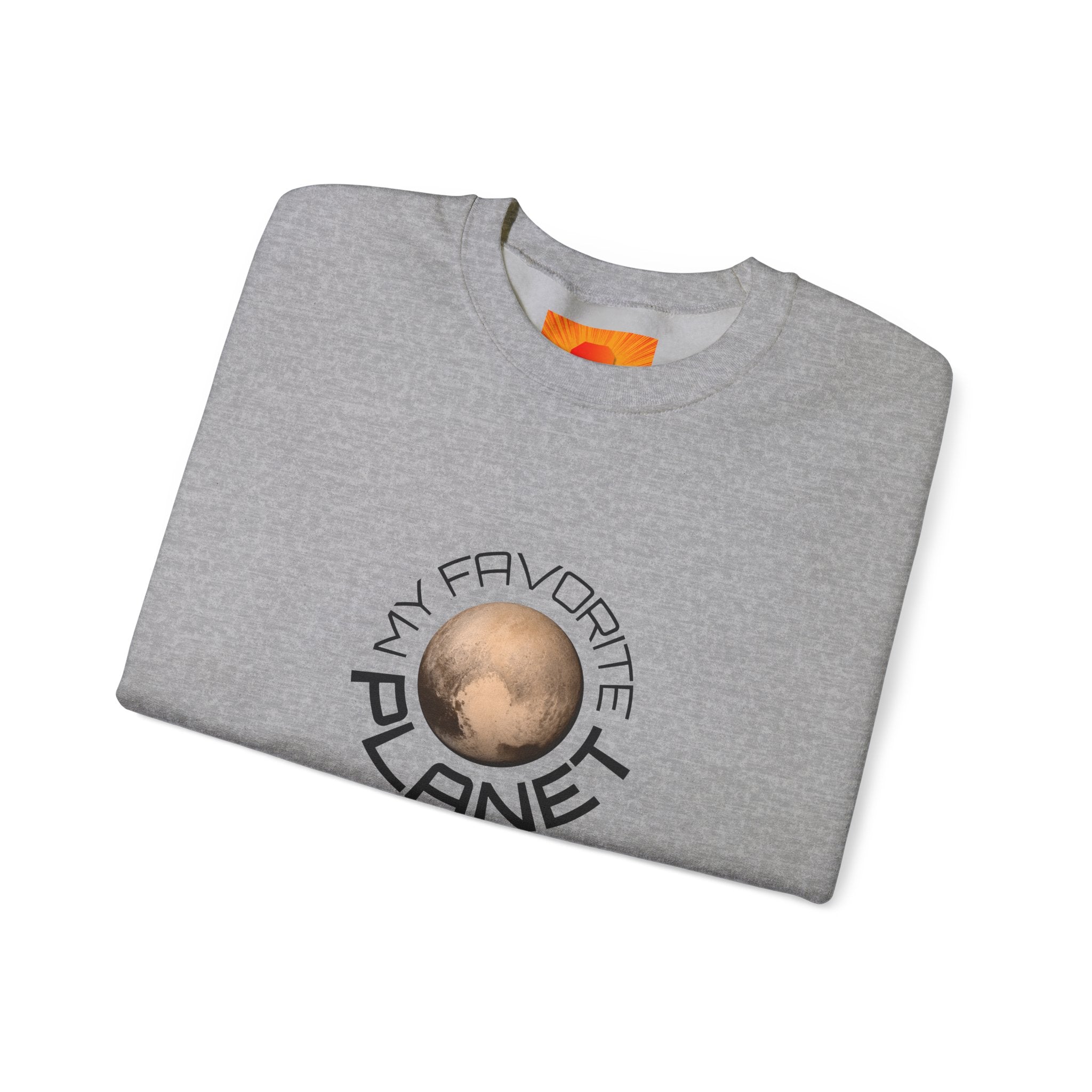 Planet Graphic Sweatshirt — "My Favorite Planet" Retro Space Crewneck