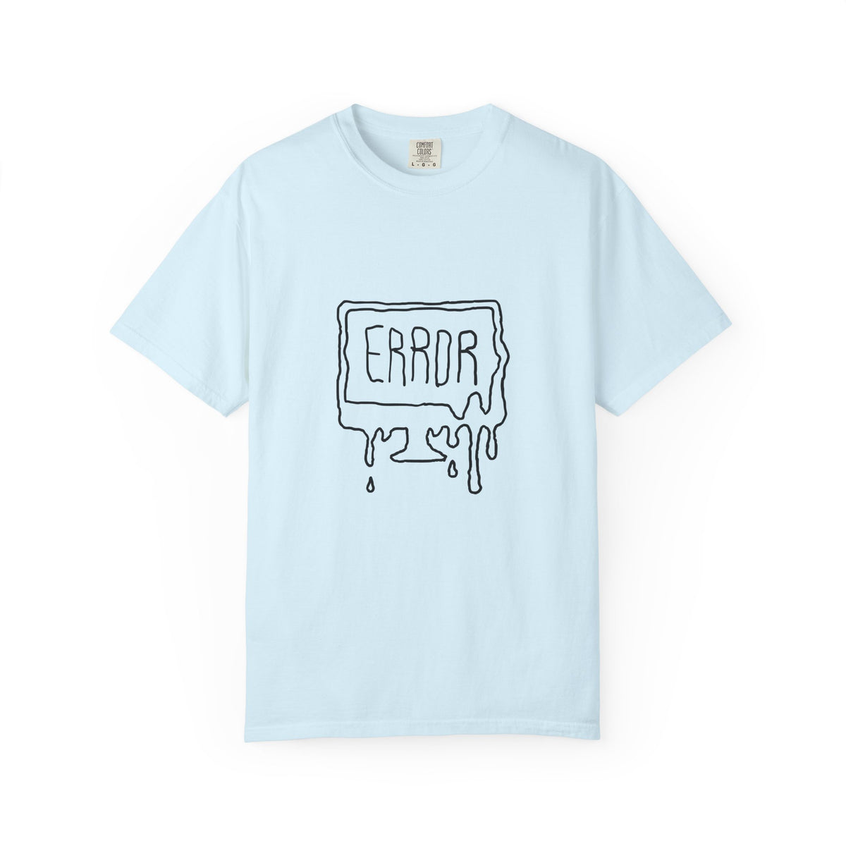 Error Drip T-Shirt — Minimal Meltdown Graphic Tee