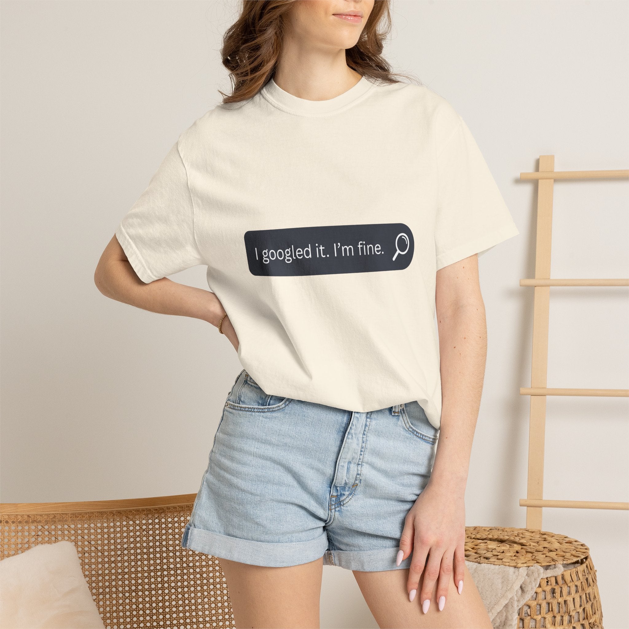 Search Bar Graphic T-Shirt — "I googled it. I'm fine."