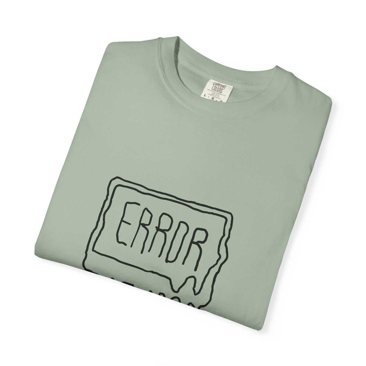 Error Drip T-Shirt — Minimal Meltdown Graphic Tee