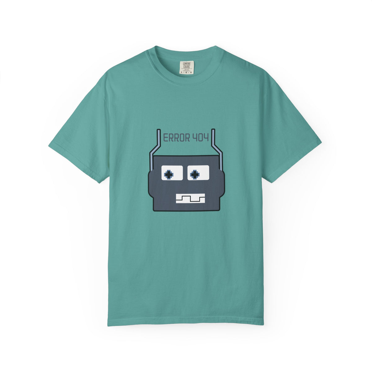 Error 404 Robot T-Shirt — Retro Tech Graphic Tee