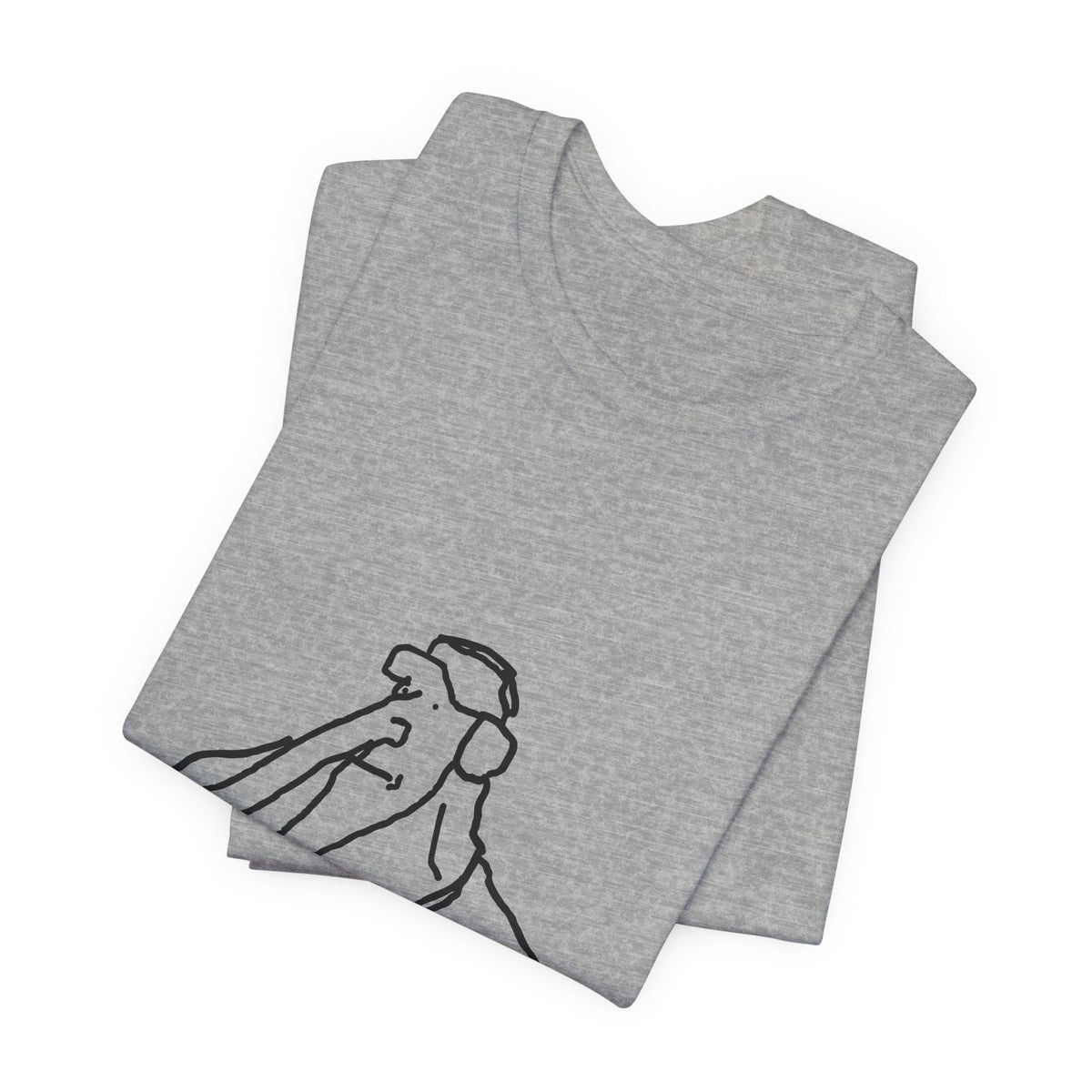 Line Art Pelican Tee — Minimalist Bird Illustration T-Shirt
