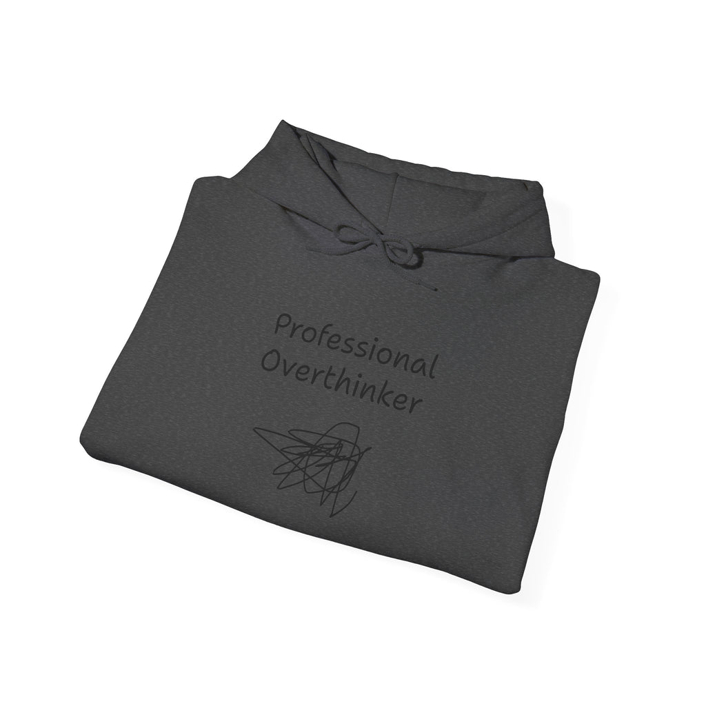 Professional Overthinker Hoodie — Funny Mental Health Humor Pullover