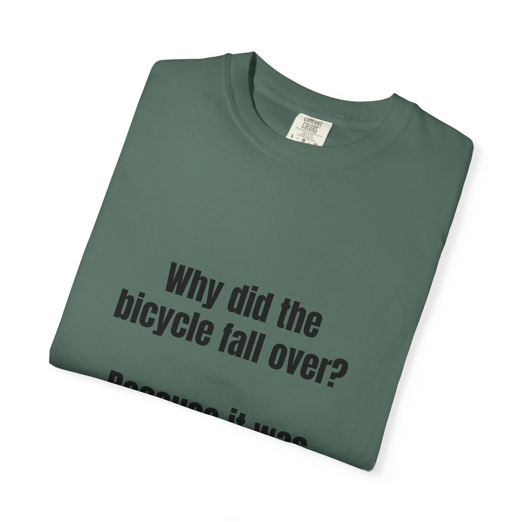 Two Tired Bicycle Joke T-Shirt
