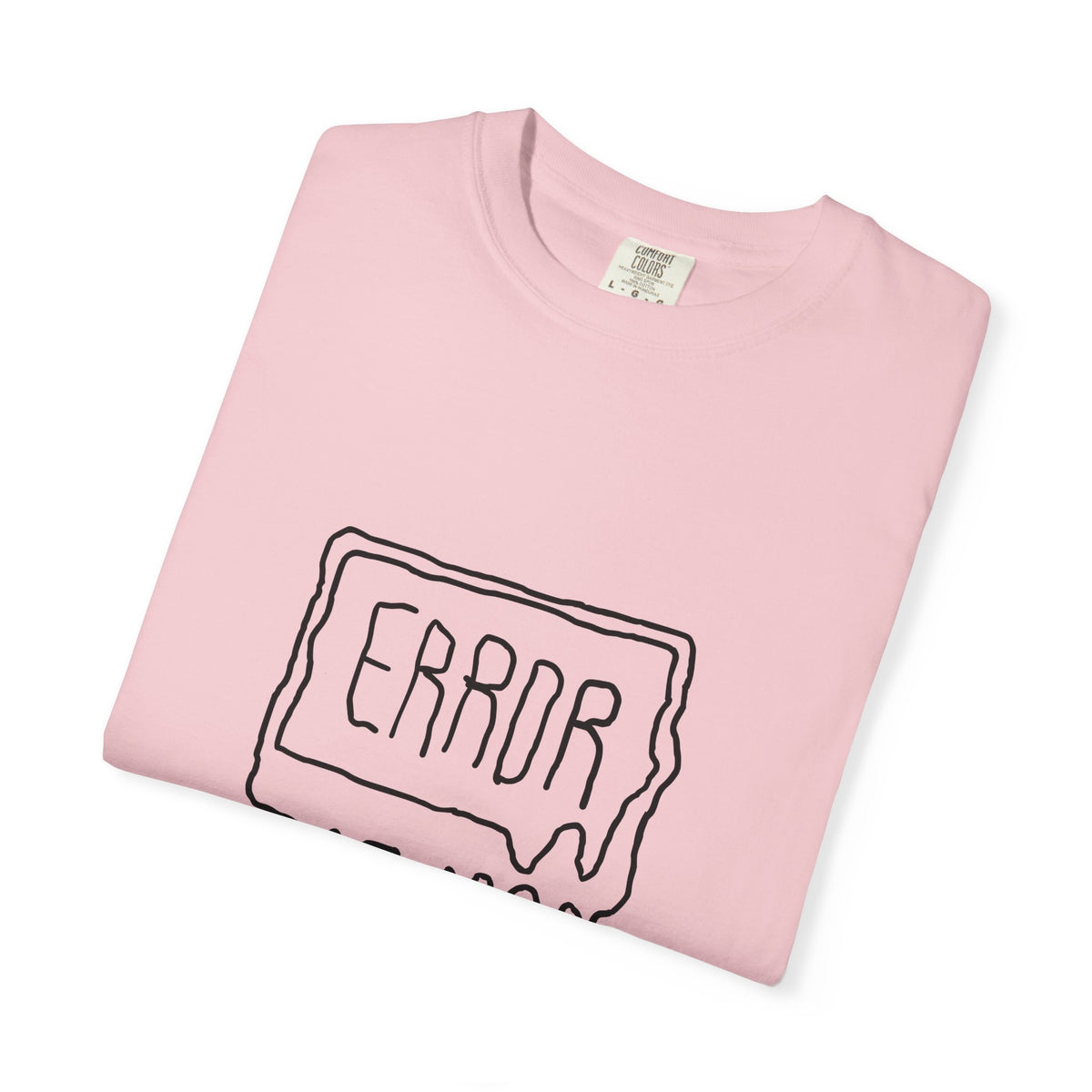 Error Drip T-Shirt — Minimal Meltdown Graphic Tee