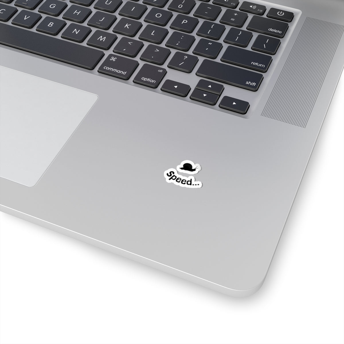 Snail 'Speed...' Kiss-Cut Sticker — Funny Slowpoke Laptop Decal
