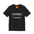 Funny Mountain Joke T-Shirt – “Why Don’t Mountains Ever Get Cold in the Winter? They Wear Snowcaps.”
