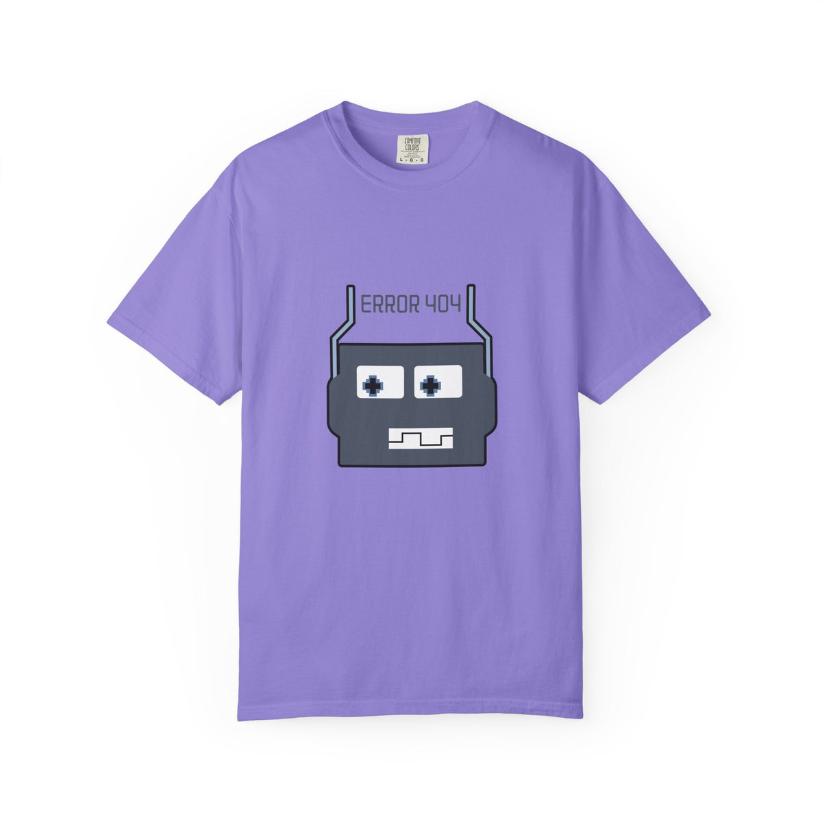 Error 404 Robot T-Shirt — Retro Tech Graphic Tee