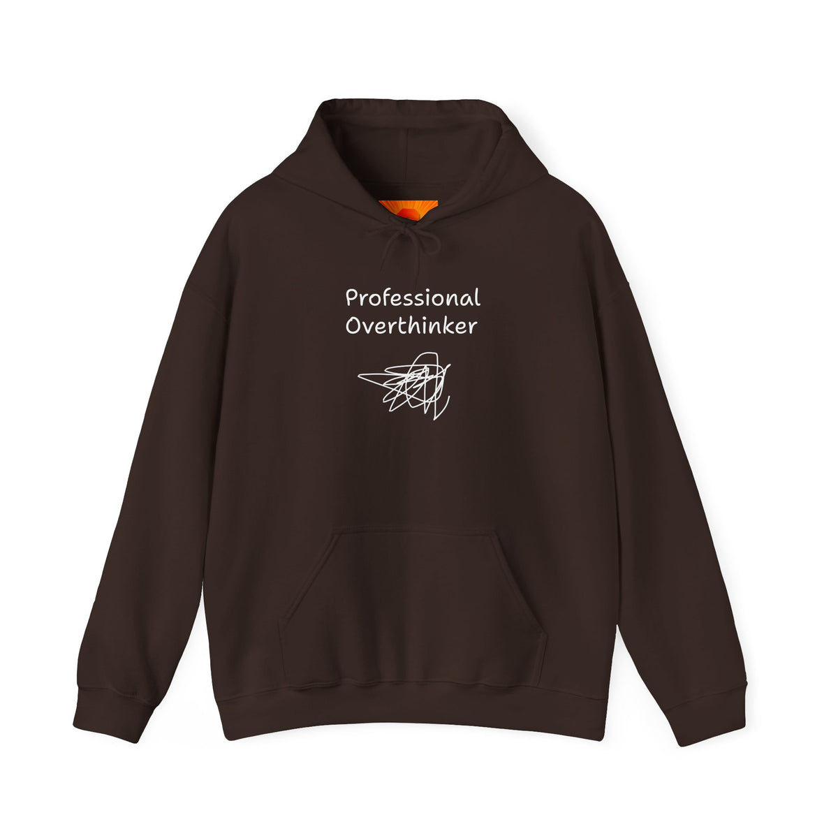 Professional Overthinker Hoodie — Funny Mental Health Humor Pullover