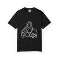 Elephant Line Art T-Shirt — Minimalist Elephant Sketch Tee