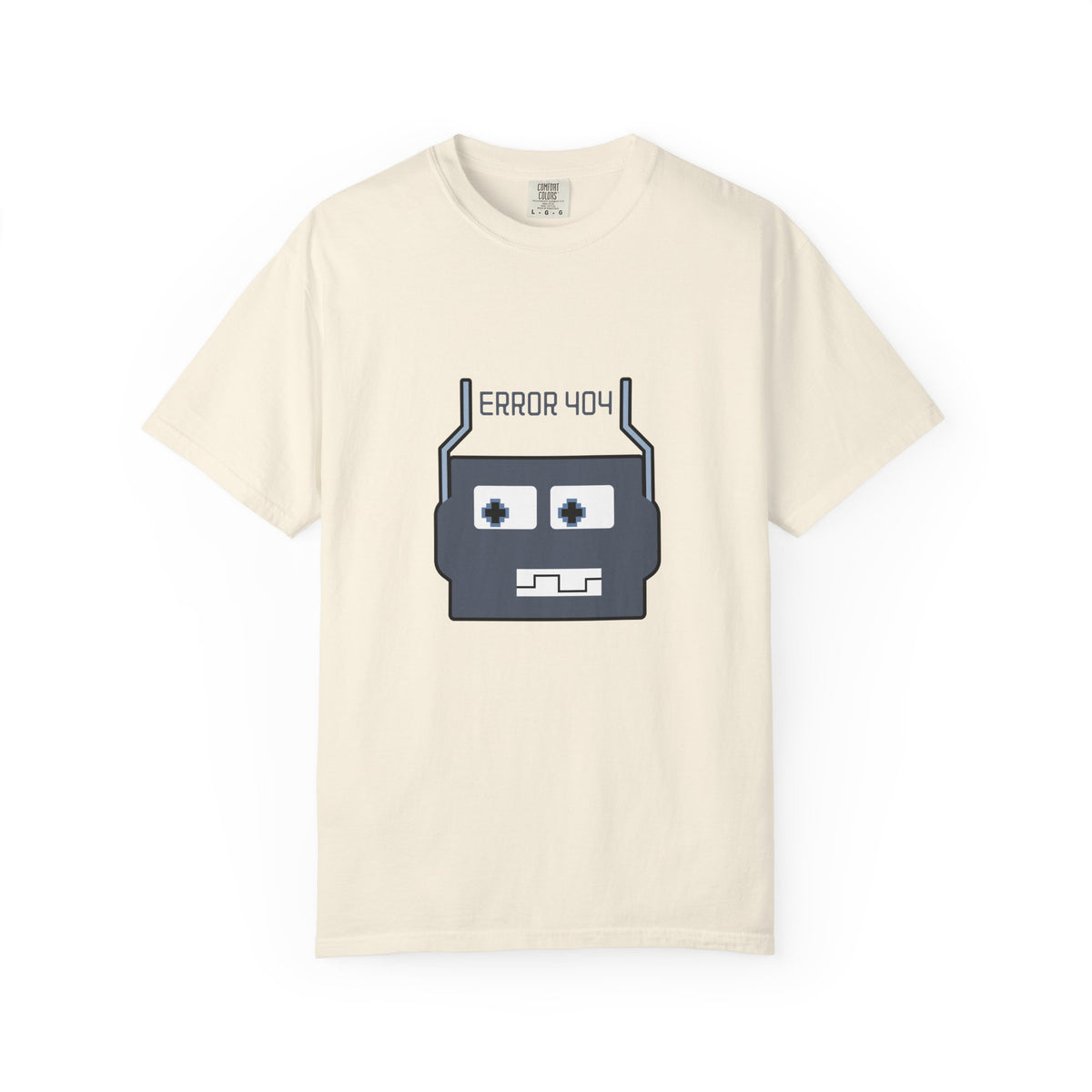 Error 404 Robot T-Shirt — Retro Tech Graphic Tee