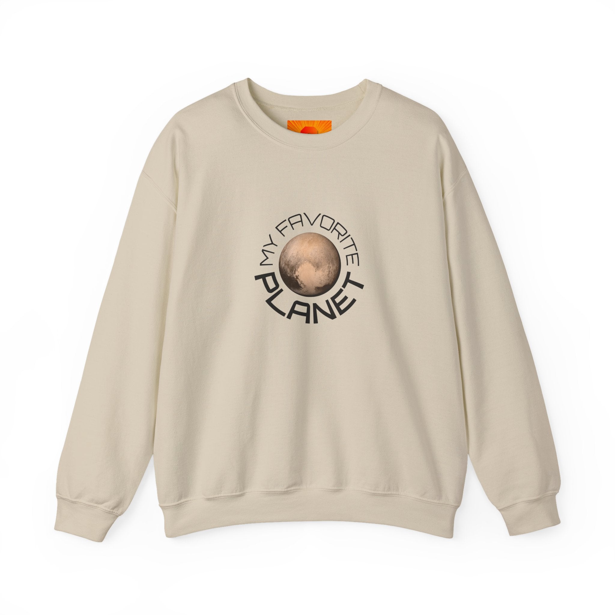 Planet Graphic Sweatshirt — "My Favorite Planet" Retro Space Crewneck