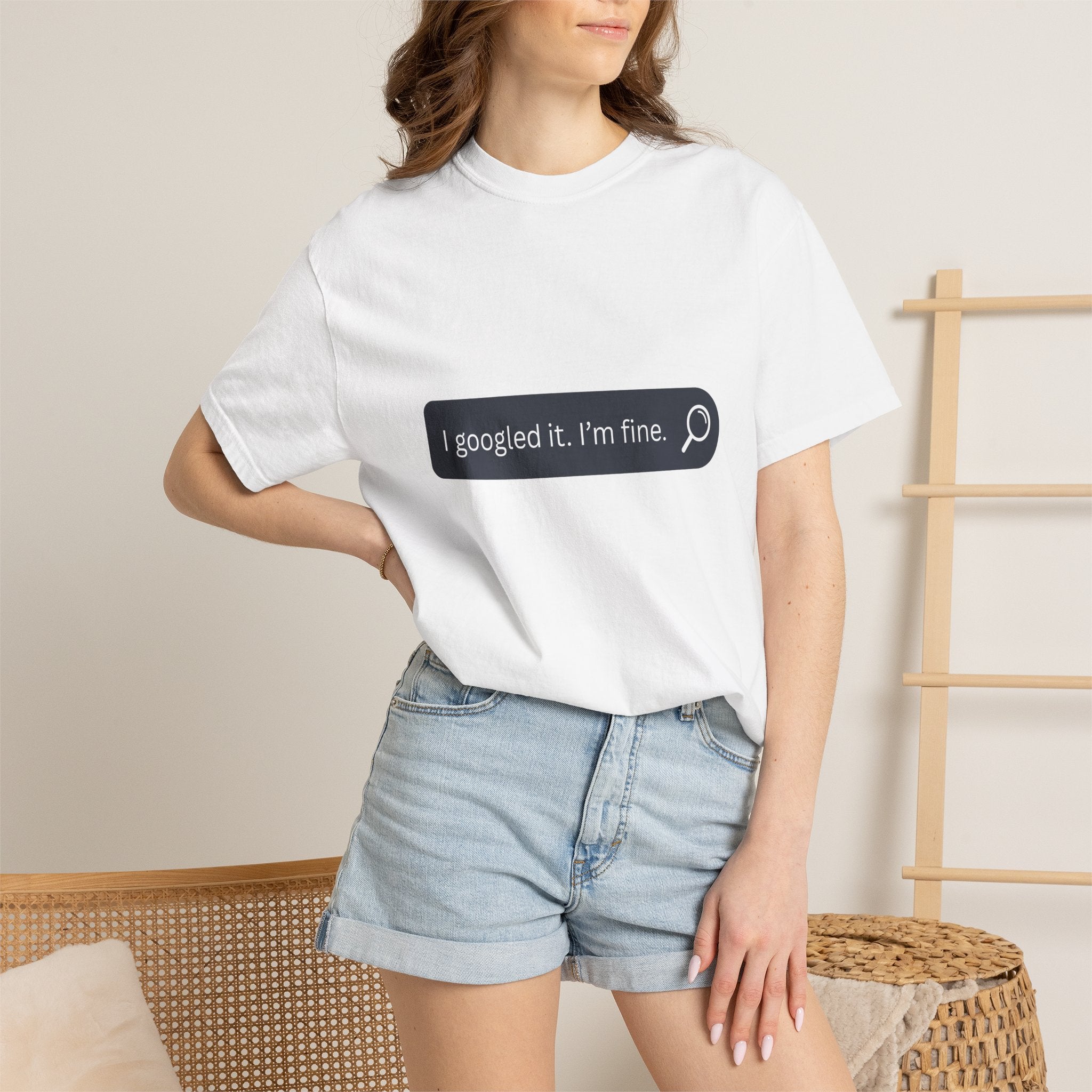 Search Bar Graphic T-Shirt — "I googled it. I'm fine."
