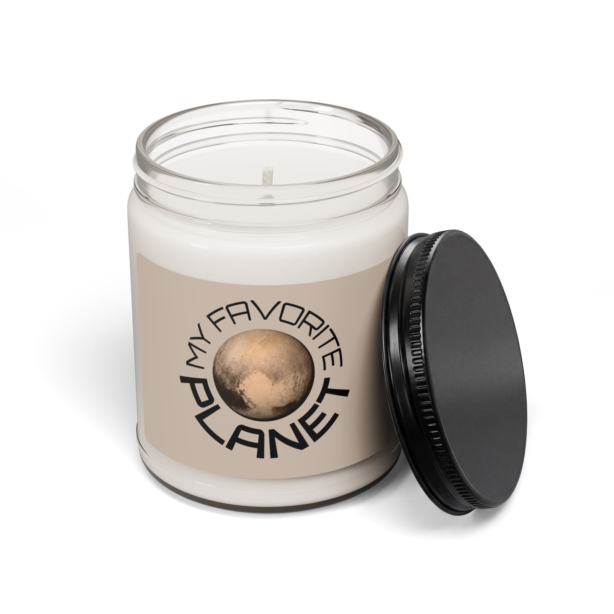 Scented Soy Candle (9 oz) — 'My Favorite Planet' Earthy Aromas, Cozy Home Gift