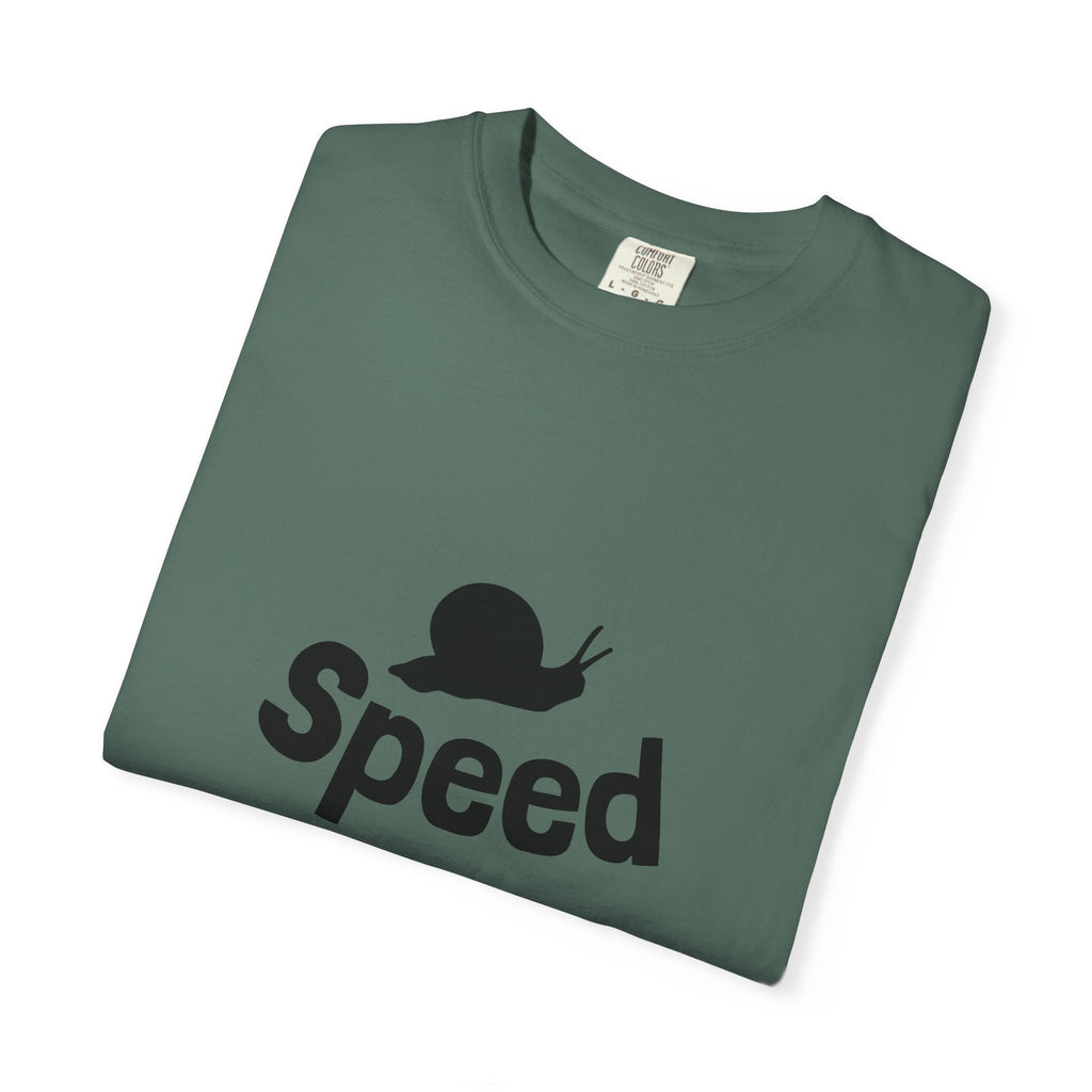 Speed Snail T-Shirt — Funny Slowpoke Graphic Tee