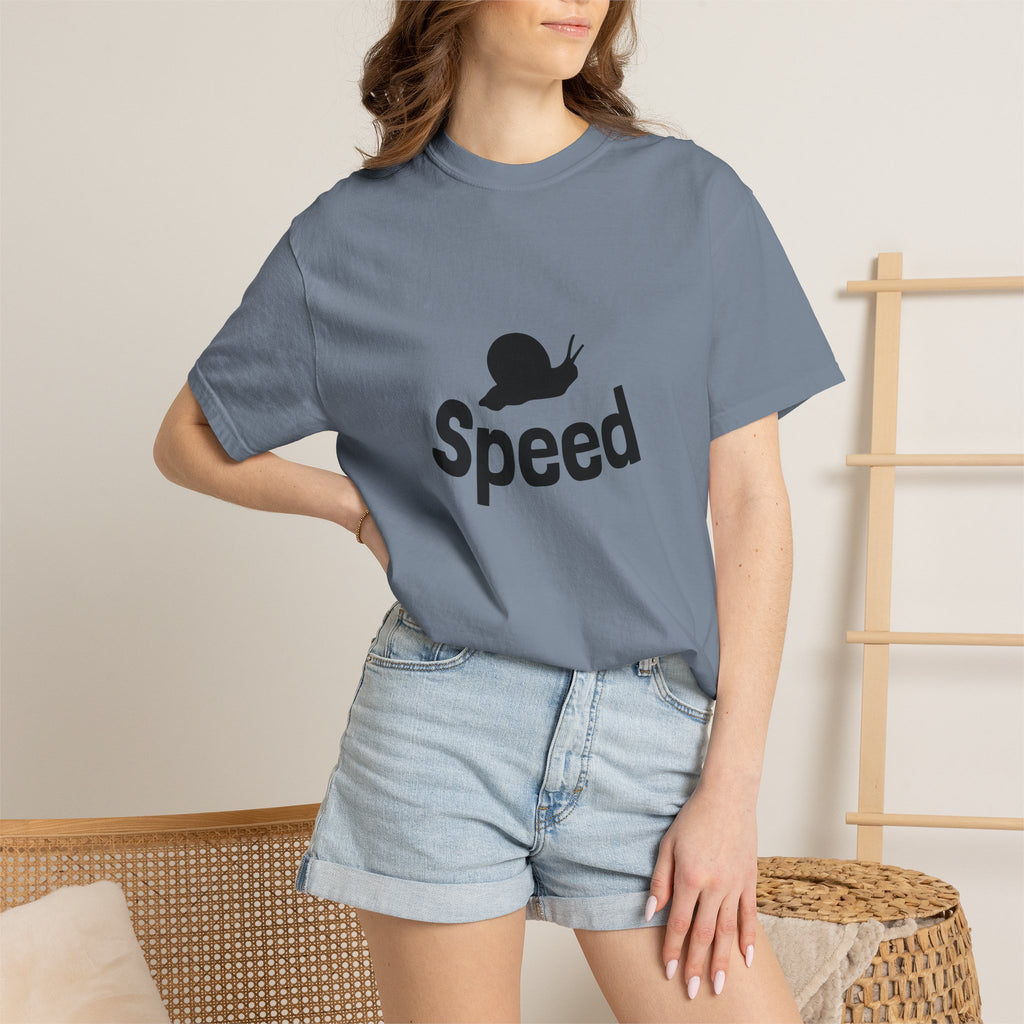 Speed Snail T-Shirt — Funny Slowpoke Graphic Tee