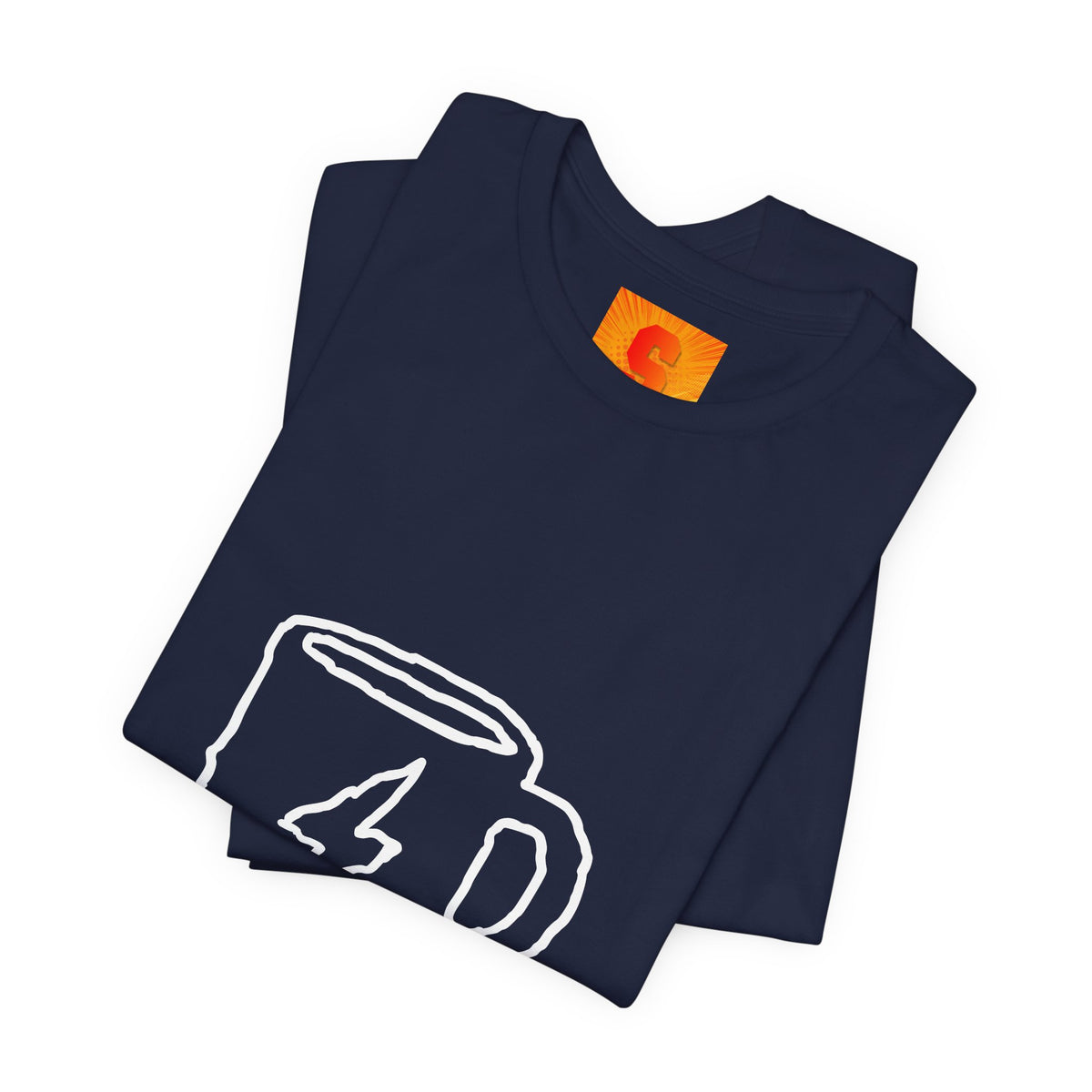 Coffee Bolt T‑Shirt — Minimal Hand‑Drawn Mug Graphic Tee