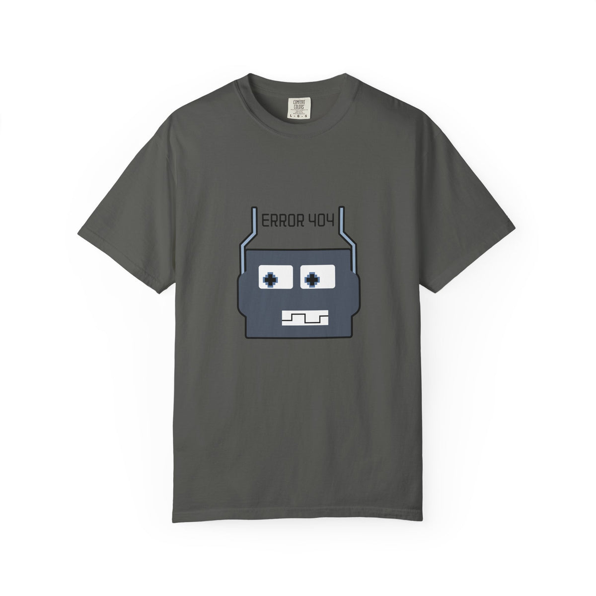 Error 404 Robot T-Shirt — Retro Tech Graphic Tee
