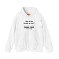 Funny Bike Joke Hoodie – "Why did the bicycle fall over? Because it was two tired."