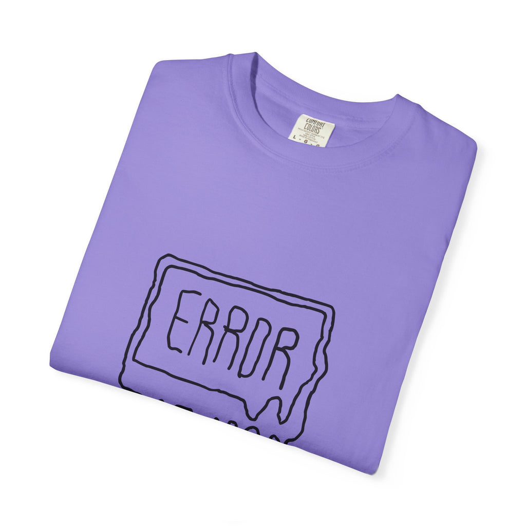 Error Drip T-Shirt — Minimal Meltdown Graphic Tee