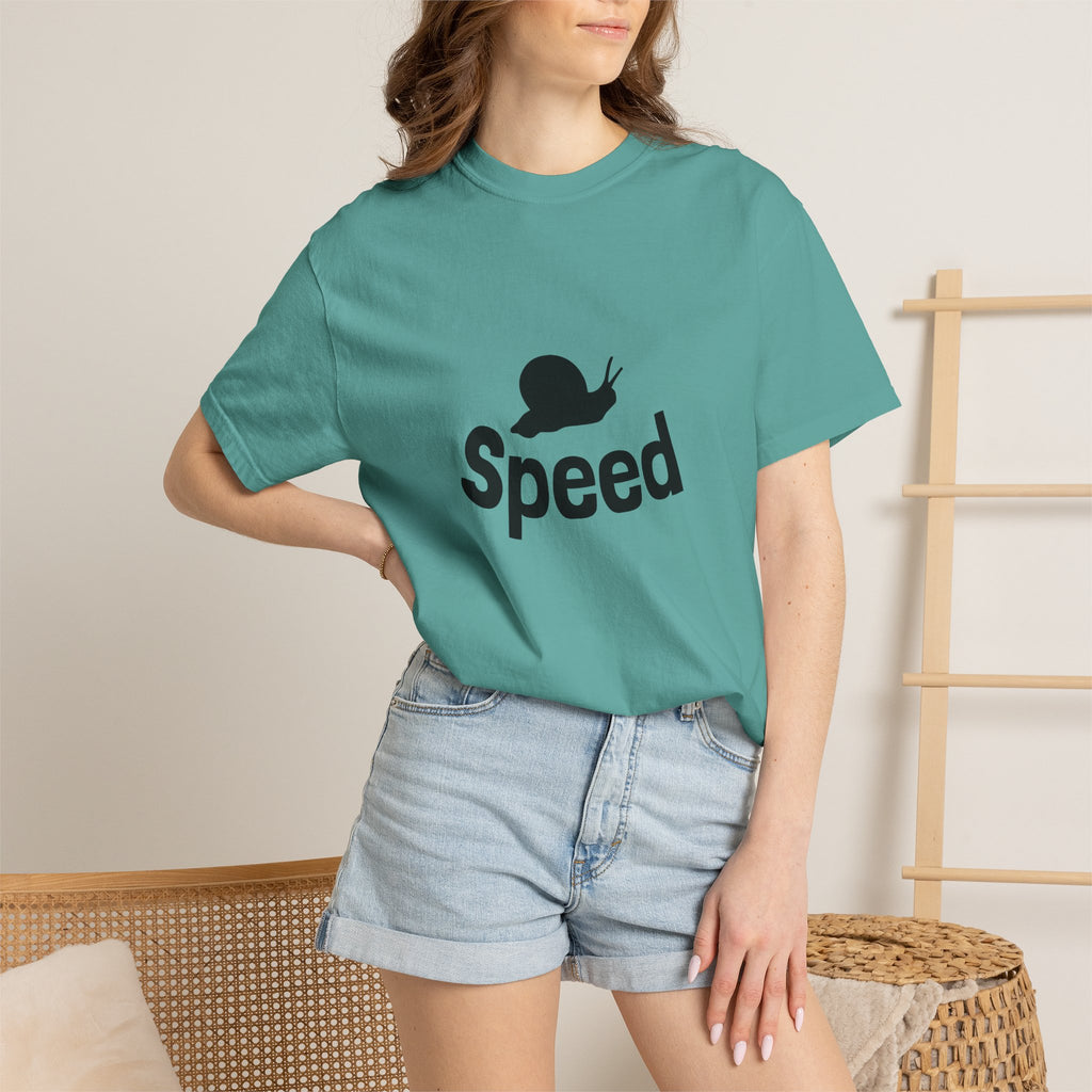 Speed Snail T-Shirt — Funny Slowpoke Graphic Tee
